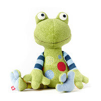 Sigikid 可爱小青蛙玩偶毛绒玩具时尚儿童男女孩陪伴公仔生日礼物