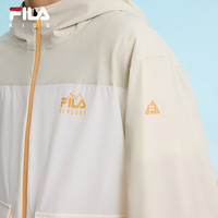 FILA斐乐儿童童装防晒服2025年夏男大童梭织外套 雅灰-GY 130