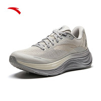 安踏（ANTA）旅步2代跑鞋缓震防滑舒适跑鞋休闲时尚百搭运动鞋122525546 沙丘灰/信鸽灰-5 45 （男11）