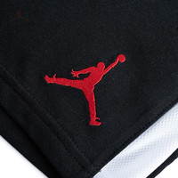 NIKE JORDAN 耐克童装女童短裤夏季儿童可调节裤子 正黑色 90 /50 【身高86-92cm】