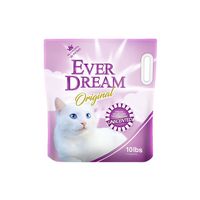 蓝梦(EVER DREAM)天然钠基矿砂低尘活性炭去异味强吸水膨润土猫砂桶装 猫砂紫袋4.55kg(无嘴)