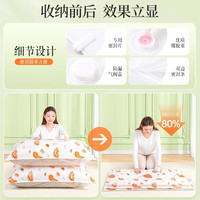 百易特挂式真空压缩袋衣服收纳袋大衣羽绒服西服防尘罩挂衣袋 1中款+1长款+1超长款【送电泵】