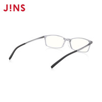 睛姿（JINS）老花镜成品200度轻便时尚佩戴舒适镜片防蓝光FRD18A048 92灰色
