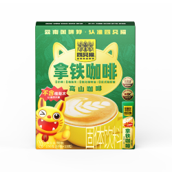 四只猫 Four Cats 四只猫 蓝山风味三合一速溶咖啡尝鲜装拿铁10条
