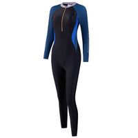 361度泳衣女连体防晒长袖长裤水母衣潜水服海边浮潜全身冲浪泳装