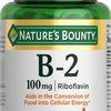 Natures Bounty 自然之宝 维生素B2 100粒 片剂 无人工香料 适合成人