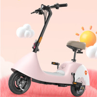 国家补贴、补贴购：雅迪 小云朵电动自行车 可折叠（仙女粉）