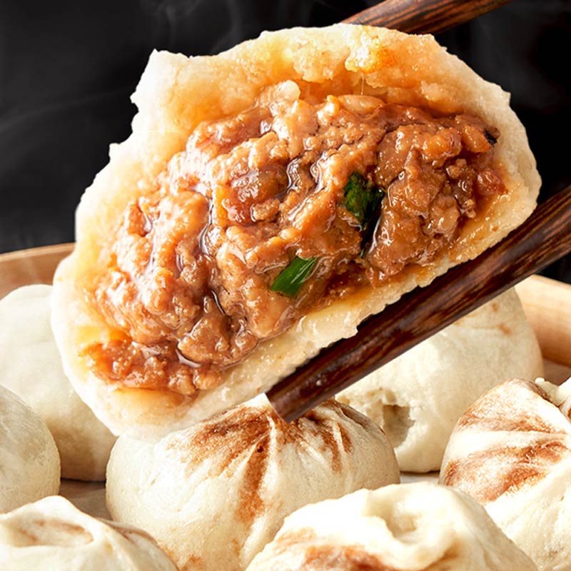  春花邱食 牛肉风味 包子  80g*30个 包装 1包