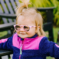 飞行宝宝 BABIATORS 婴幼偏光儿童太阳眼镜男女宝宝墨镜遮阳镜防紫外线偏光儿童眼镜 冰川玫瑰 0-2岁