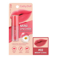 泰国凯婷娃娃 cathy doll唇膏腮红唇颊两用哑光雾面丝绒口红持久不掉色