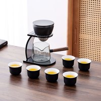 哲选 简约按压半自动茶具套装