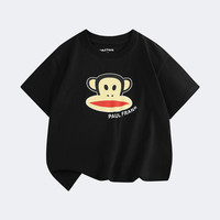 大嘴猴(paul frank)童装短袖T恤2025夏款中大童舒适透气印花纯棉时尚男女童衣服 435F