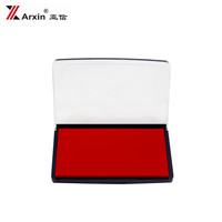 亚信 Arxin No.9868快干红色印台 小号速干印泥印油 公章支票印章 长方形原子印台 财务办公用品