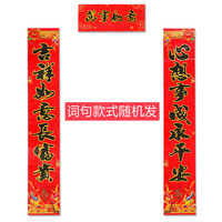 熊哲察 2024龙年对联新年春联年画烫金春节过年贴纸新年对联 1副 1.3号