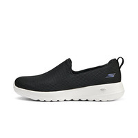 斯凯奇(Skechers)女鞋休闲一脚蹬健步鞋户外运动鞋时尚单鞋网面鞋 黑色/白色/BKW 39
