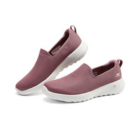 斯凯奇(Skechers)女鞋休闲一脚蹬健步鞋户外运动鞋时尚单鞋网面鞋 茱萸粉/MVE 35