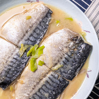 禧美海产 挪威青花鱼片净重3斤 独立包装 去脏日料烤鱼 海鲜