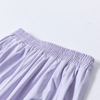 笛莎（DEESHA）【防晒】童装儿童女童束脚裤2025夏季中大童基础宽松防晒裤 紫色 140