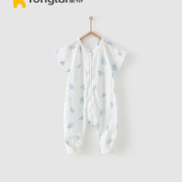 童泰四季5-24月婴幼儿衣服宝宝用品床品纯棉拉链分腿睡袋
