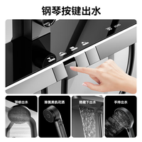 浪鲸恒温淋浴花洒套装钢琴花洒全套增压自洁沐浴器浴室精铜背喷淋雨器 【升级背喷奶白】冷热-除氯美肤