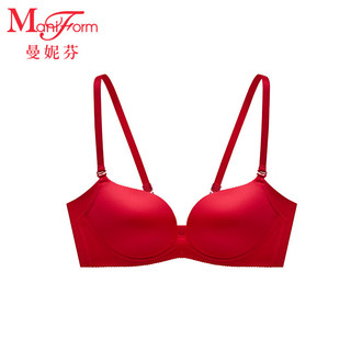  ManiForm/曼妮芬 聚拢 女士文胸  040红色（收副乳款） 36/80C
