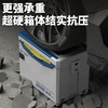 野营者23L钓箱全套多功能钓鱼箱超轻台钓箱鱼桶可坐渔具保温钓箱 23L 平盖裸箱-白色
