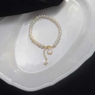 花饰庄园 淡水珍珠贝壳海星手链