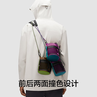 蕉内氧气501P男女同款单肩斜跨水桶包运动防水多巴胺配色户外通勤百搭 夜紫青 均 码