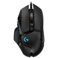 罗技 logitech G502 HERO 主宰者 有线鼠标  RGB 黑色