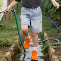 马骑顿 男大童百搭宽松牛仔七分裤 浅牛仔蓝/深牛仔蓝