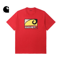 carhartt WIP 男士短袖T恤 卡通风LOGO印花 CHXTEF23I122L