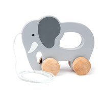 Hape【出口转内销】迷你拖拉大象E0908