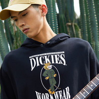 dickies 卫衣 男女情侣款小老虎印花连帽套头上衣 DK010124