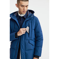 七匹狼 休闲户外男装外套连帽加厚羽绒服 （3色可选）