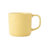 无印良品（無印良品 MUJI）炻瓷 马克杯 家用水杯 陶瓷杯 咖啡杯 办公室 浅黄色 270ml