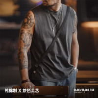 马登 夏季工装运动打底坎肩休闲背心
