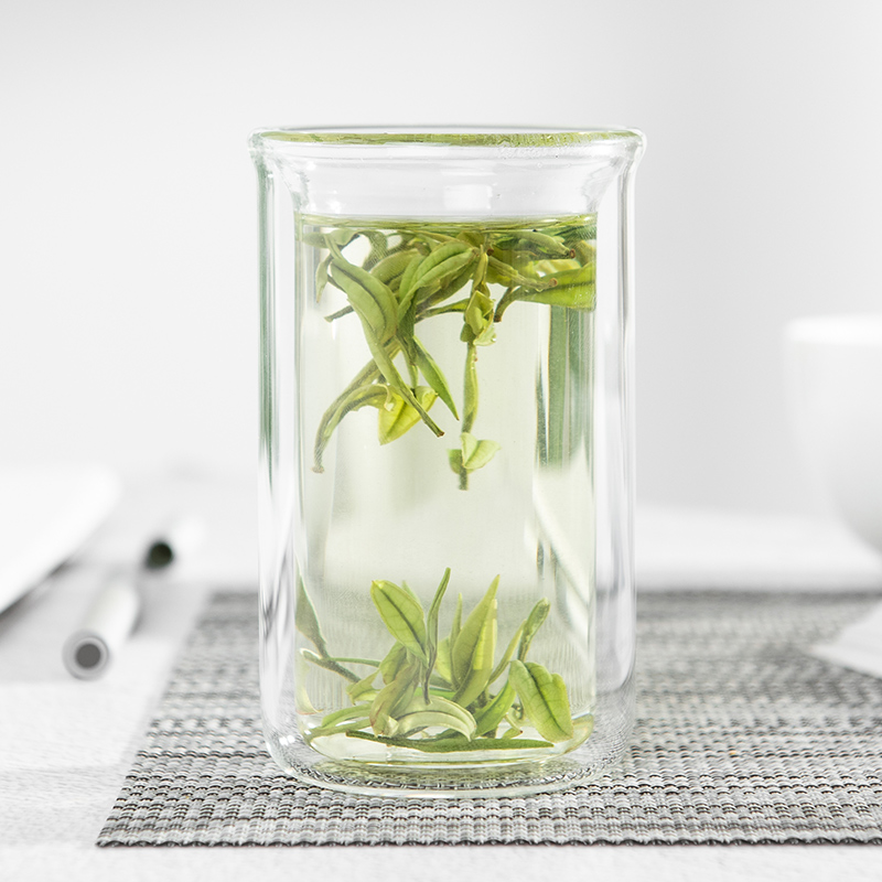 极白 安吉白茶茶叶2025年新茶 明前特级五钻自封袋绿茶125g*2