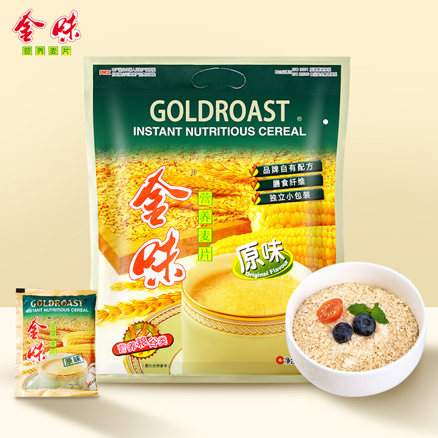 金味 GOLDROAST 原味麦片 600g 即食