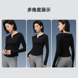 GaKior 冰丝防晒衣女2025夏季薄款透气瑜伽服修身外套 修身版 XL