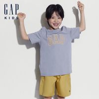 Gap 男女童夏季新款纯棉字母logo短袖T恤宽松儿童装上衣564493