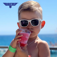 飞行宝宝 BABIATORS 儿童太阳镜 航海款太阳眼镜 男女童宝宝墨镜 防紫外线休闲 儿童墨镜 酷炫白 3-5岁