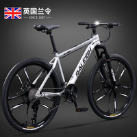 RALEIGH兰令山地自行车成人男女变速青少年中小车越野户外骑行赛单车 【铝合金】R780-十刀轮-皎月白 27.5寸轮组 （适合170-190cm） 30速豪华版