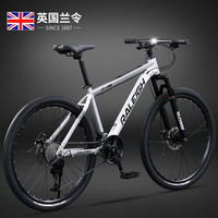 RALEIGH兰令山地自行车成人男女变速青少年中小车越野户外骑行赛单车 【高碳钢】R780-辐条轮-皎月白 26寸轮组 （适合160-180cm） 24速标准版