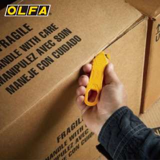 OLFA开箱美工刀SK-15便携式切割刀工业家用快递拆包裹物流切割利器割膜刀具裁纸刀隐藏式刀片