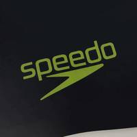 速比涛（Speedo）青少年儿童泳帽加大长发适用纯色硅胶泳帽男女童通用 黑色/绿色
