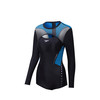 SPEEDO 电气矩阵复刻鲨鱼皮黑标肌理感防晒长袖连体泳衣 813963H332