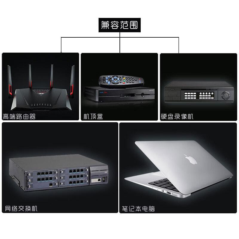  华顾 静音 USB路由器散热风扇 防滑支架 开关控制  风冷