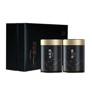1392天池茶业1392天池凤凰单枞茶鸭屎香蜜兰香潮州单丛礼盒 鸭屎香+蜜兰香(附礼盒) 50g*2罐