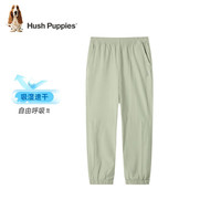 暇步士(Hush Puppies)童装儿童长裤男童女童夏季经典裤子轻薄简约舒适 雾霾蓝A款 150cm