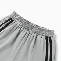 马骑顿（MQD）【上衣+裤】MQD童装男大童夏款潮酷休闲运动短袖套装 黑色 140